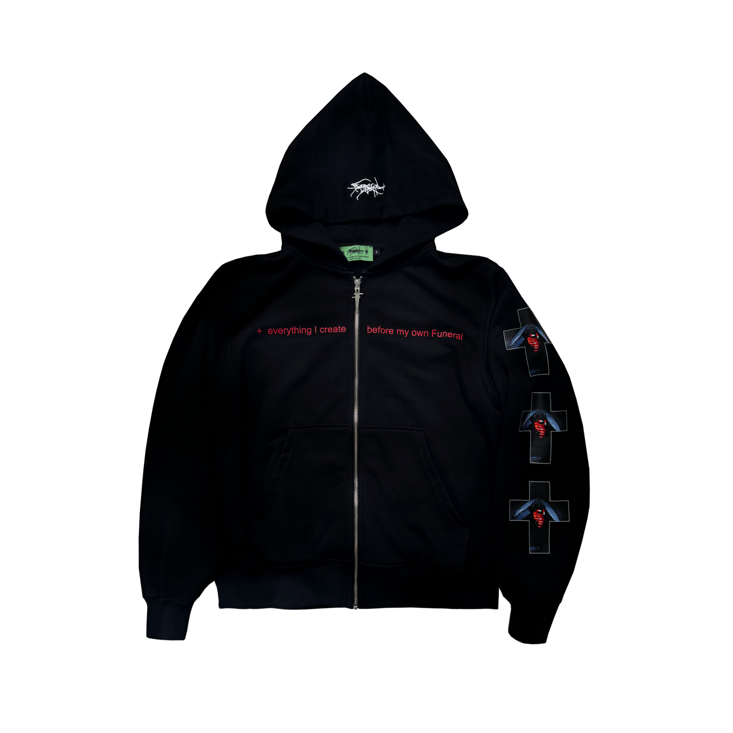 Create Zip Hoodie BLACK